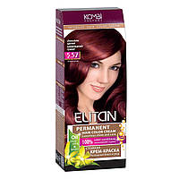 Стійка крем-фарба для волосся «Elitan» 5.57 Шоколадний гранат