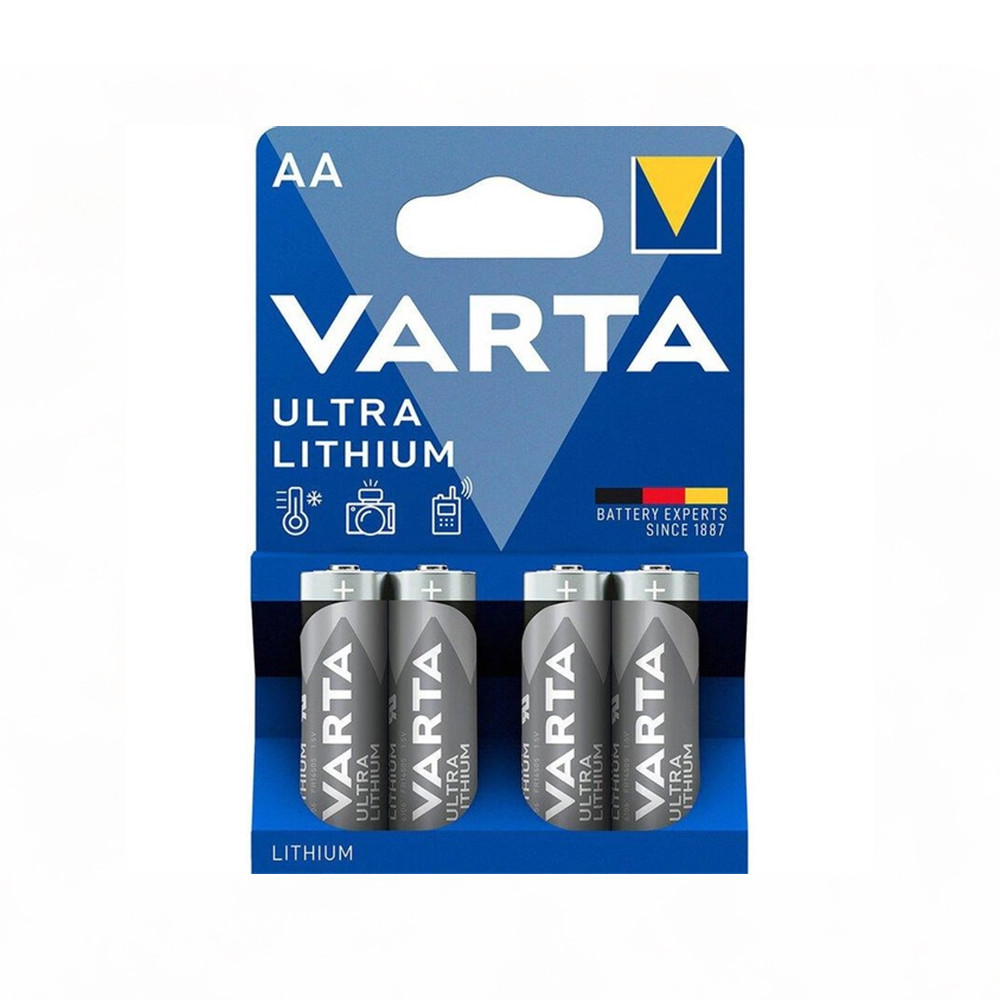 Батарейки AA (FR6) Varta Ultra Lithium (1.5v) 4шт.
