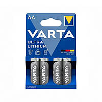 Батарейки AA (FR6) Varta Ultra Lithium (4шт.)