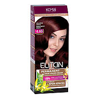 Стійка крем-фарба для волосся «Elitan» 4.65 Шоколадна вишня