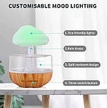 Нічник-зволожувач з ефектом дощу Cloud Rain Humidifier 8996, фото 6