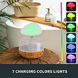Нічник-зволожувач з ефектом дощу Cloud Rain Humidifier 8996, фото 2