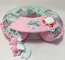Дитяча розвивальна подушка-трансформер 4в1, подушка для вагітних і годування