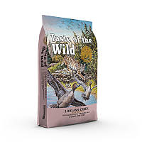 Сухой корм для кошек и котят Taste of the Wild Lowland Creek Feline с перепелкой и уткой 2 кг