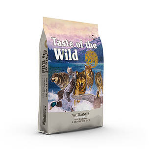 Сухий корм для собак Taste of the Wild Wetlands Canine з качкою та перепілкою 12,2 кг, фото 1