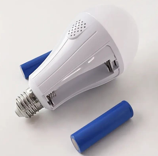 Світлодіодна лампочка LED Emergency bulb з акумулятором 20 Вт / Акумуляторна аварійна лампочка в патрон