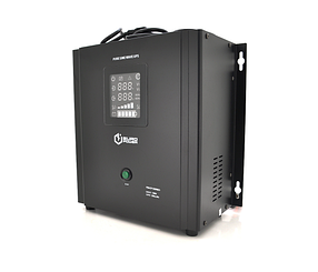 Інвертор автономний ДБЖ із правильною синусоїдою Europower PSW-EP 1500/1050 Вт 10/20А настінний під АКБ 24В