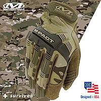 Тактические перчатки Mechanix Wear M-Pact MultiCam Оригинальные Механиксы Мультикам