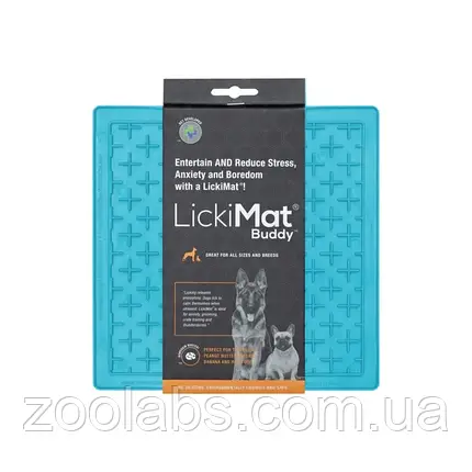 Килимок для повільного харчування для собак | Licki Mat Buddy, фото 1
