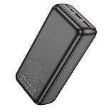 УМБ портативне зарядне Power Bank BOROFONE BJ38B 30000 mAh, 2 USB, Type-C, 2A, чорне, фото 3