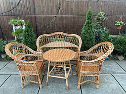 2Крісла +диван Звичайний +круглий стіл