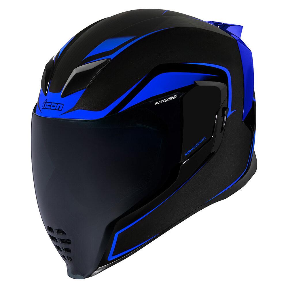 МОТОШОЛОМ ЗАКРИТИЙ ICON AIRFLITE CROSSLINK КОЛІР BLUE