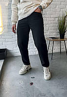 Джинсы черные мужские джинсовые штаны Staff black2 regular mom Adwear Джинси чорні чоловічі джинсові штани