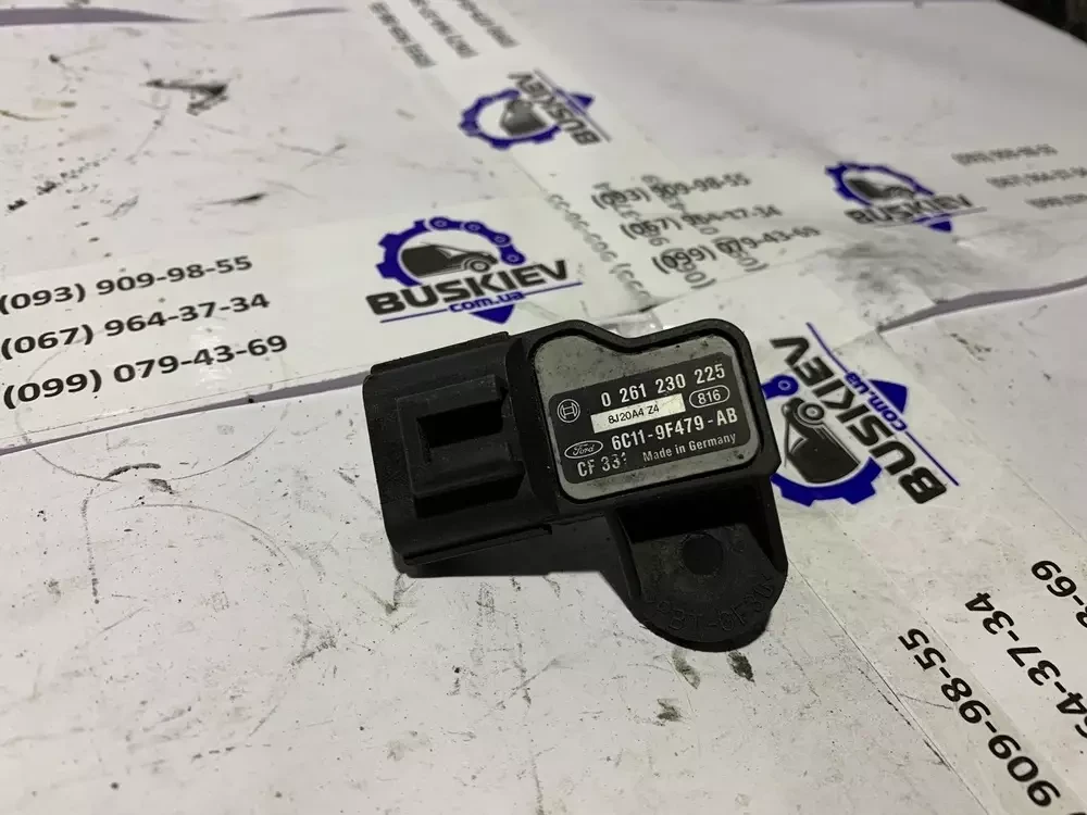 Датчик тиску впускного колектора Ford Transit з 2006 - 2014 року, 6C11-9F479-AB, 0261230225