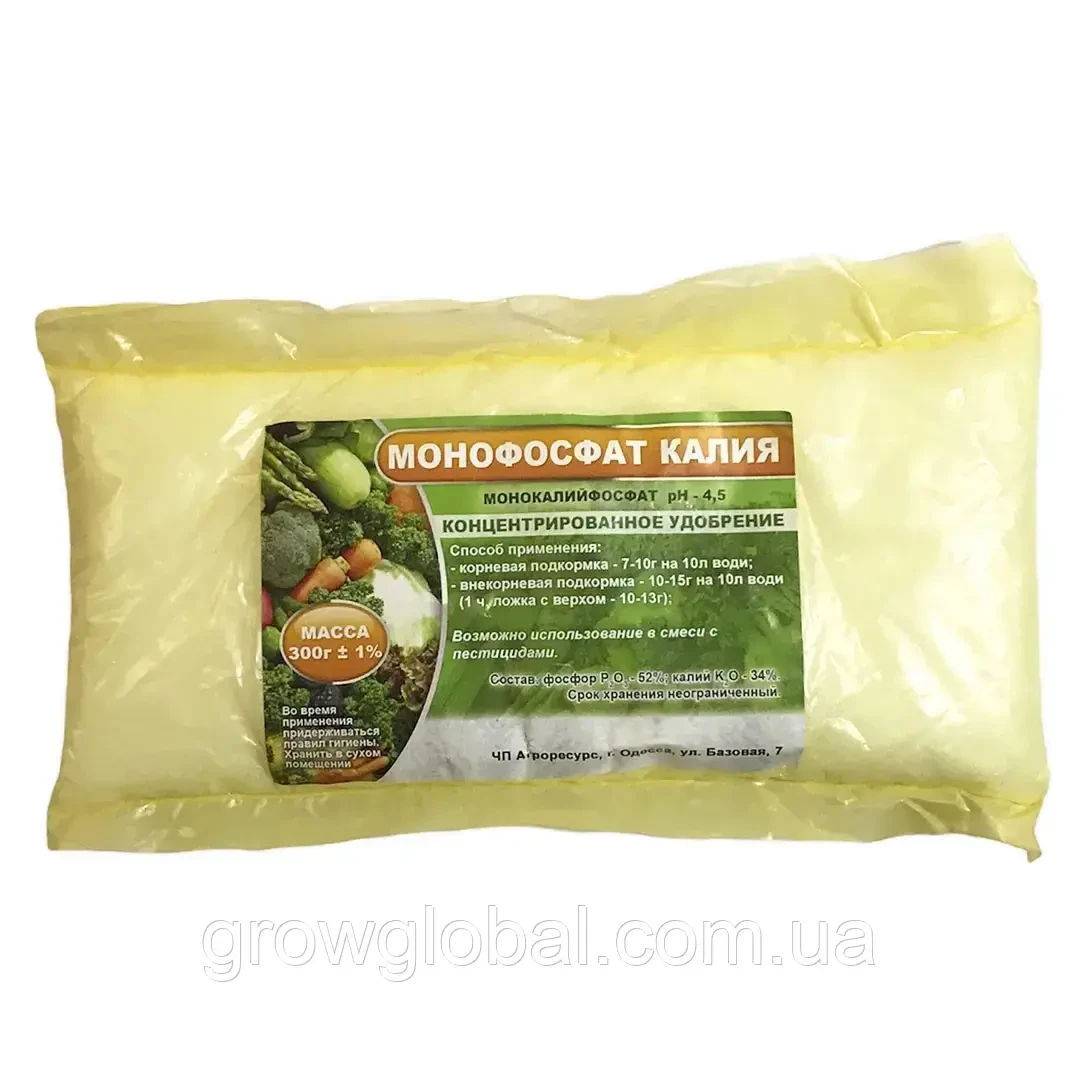 МОНОФОСФАТ КАЛІЯ 300 Г, КАЛАЙНО-ФОСФОРНЕ ЗРУЧНЕННЯ