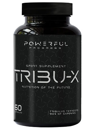 Препарат для підвищення тестостерону Powerful Progress Tribu-X 60 Caps, фото 1