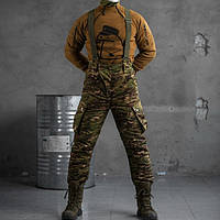 Штаны рип-стоп зимние, тактические брюки на силиконе, армейские брюки мультикам для военнослужащих L
