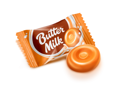 Карамель Butter-Milk Roshen 1кг
