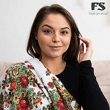 Сучасна українська вовняна хустина Анжела, фото 3
