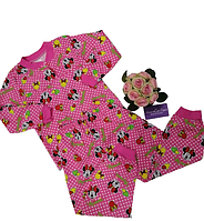 Піжама для дівчинки Мікі Маус на зріст 110 см Рожева (1232)