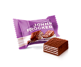 Цукерки вафельні Johnny Krocker milk Roshen 1кг