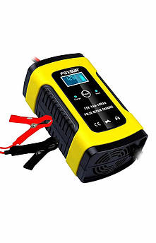 Автоматичний зарядний пристрій для акумулятора авто Foxsur 5a, розумна зарядка