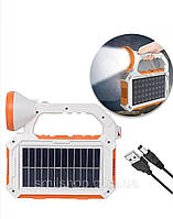 Фонарь Прожектор на солнечной батарее + Функция Power Bank MT-8816 Переносной Фонарь Аккумуляторный