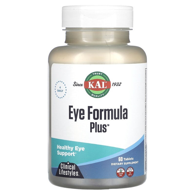 Комплекс для здоров'я очей KAL "Eye Formula Plus" (60 таблеток), фото 1