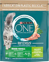 Сухой корм для кошек Purina One Indoor Formula Cat 800 г