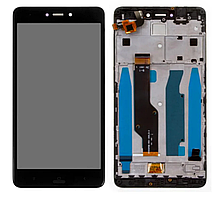 Модуль для Xiaomi Redmi Note 4X, чорний, дисплей + сенсор Original з рамкою