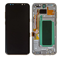 Модуль для Samsung Galaxy S8 Plus, Samsung G955, золотистый, дисплей + сенсор