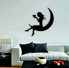 Декоративне настінне 3D Панно «Дівчина на місяць», Декор на стіну з об'ємом, фото 4