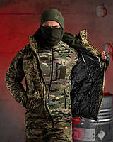 Куртка зсу камуфляж пиксель зимний, тактическая армейская куртка форма, бушлат пиксель зсу eq336