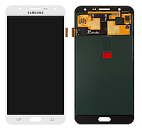 Модуль для Samsung Galaxy J7, Samsung J700 белый, дисплей + сенсор