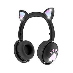 Бездротові навушники з котячими вушками Cat BK9 Bluetooth Чорний