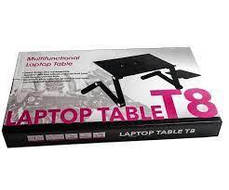 Складаний столик для ноутбука T8, трансформер з USB-охолодженням та підставкою для мишки Т8, фото 2