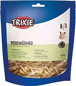 Trixie MEALWORMS ласощі для гризунів, черв'яки сушені, 70г