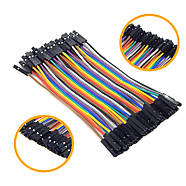 Набір дротів Arduino з'єднувальних довжина 10 см. Комплект перемичок 120 шт. (3 види по 40 шт.), фото 3