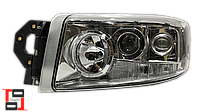 Фара головного світла р/керування біла з протитуманкою, з ксеноновою лампою та баласт LH Renault new