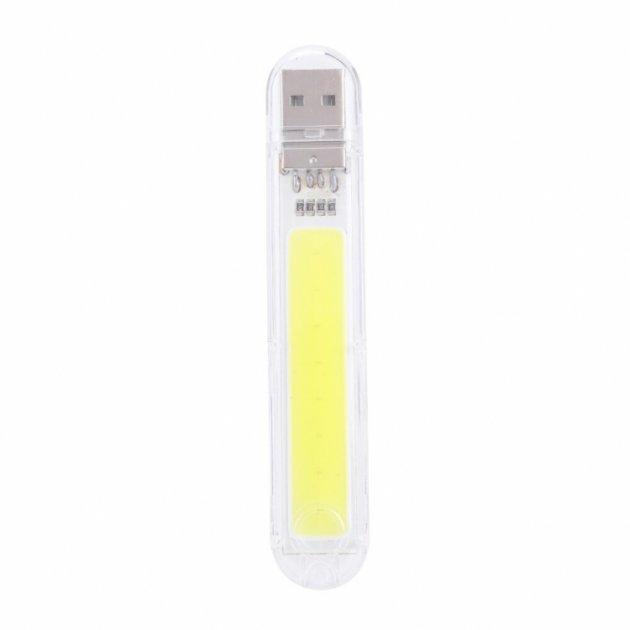 Портативна Usb Led-лампа світильник ліхтарик 1 світлодіод холодне біле світло 207394