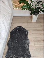Коврик напольный Shape 55х85см СЕРЫЙ Уютный и приятный ногам коврик для спальни или гостинной Размер: 55x85см.
