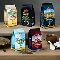 Подарунковий комплект чорного турецького чаю Caykur 5 різних смаків преміум якості Grida