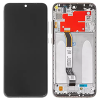 Модуль для Xiaomi Redmi Note 8T, черный, с сенсорным экраном,с рамкой Original PRC