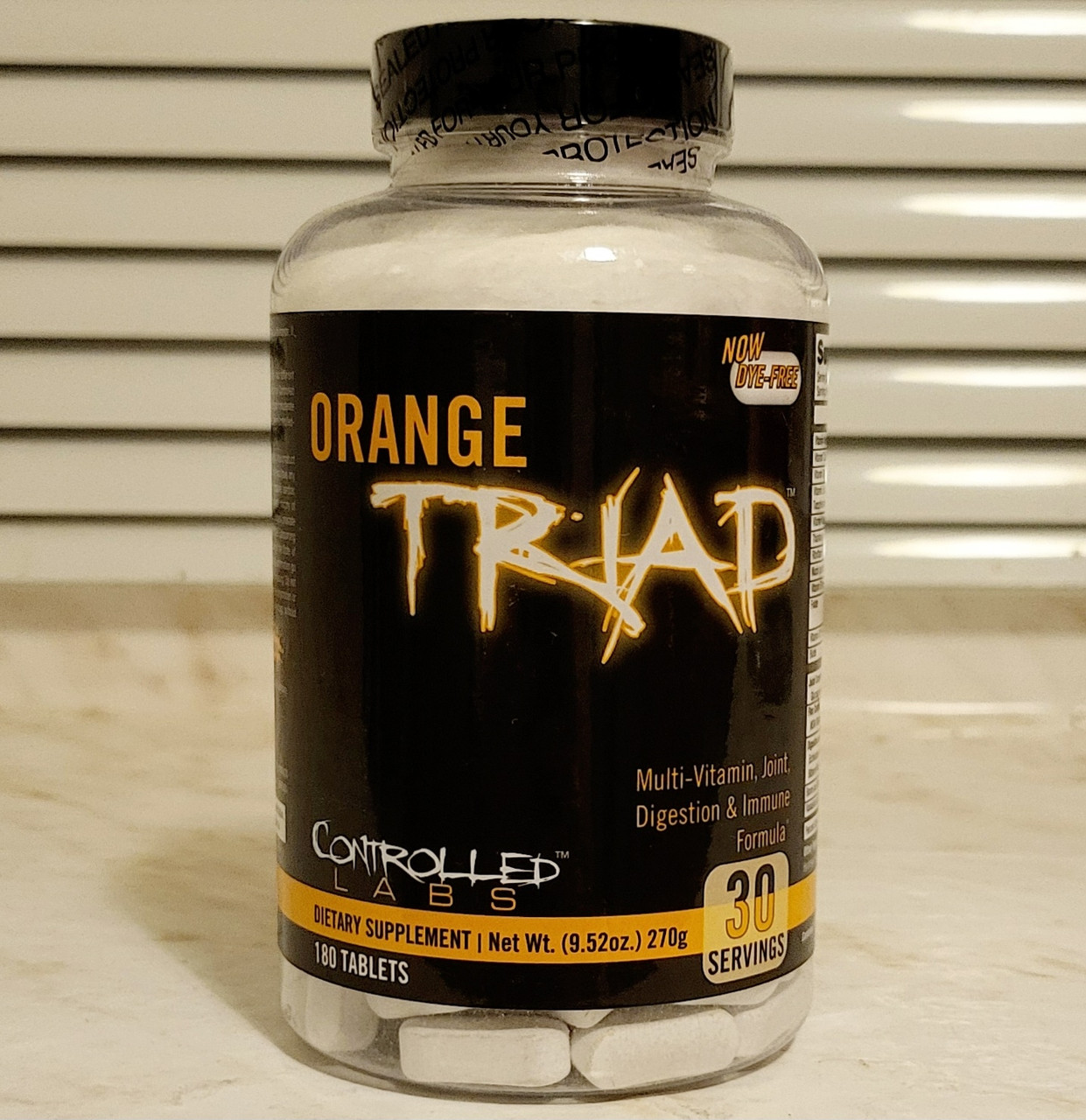 Вітамінний комплекс Controlled Labs Orange Triad 180 таблеток optimen оптімен оранж тріад
