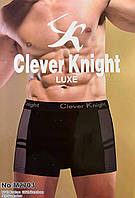 Трусы мужские 12 штук боксёры хлопок Clever Knight размер XL-4XL (46-54)