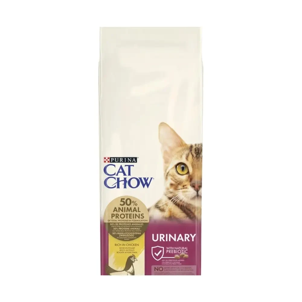 Сухий корм CAT CHOW Urinary для дорослих котів для підтримки здоров'я сечовивідної системи з куркою 15 кг