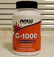 Аскорбиновая кислота витамин с Now Foods C 1000 100 капсул нау фудс