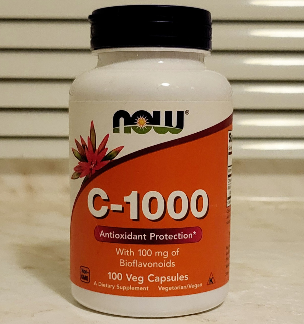 Аскорбінова кислота вітамін із Now Foods C 1000 100 капсул нау фудс