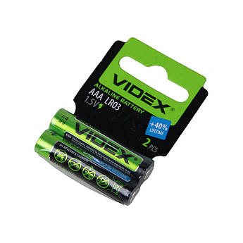 Батарейки Videx Alkaline LR3 лужна комплект 2 шт