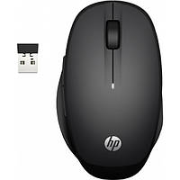 Мышка беспроводная для ПК и ноутбука HP Dual Mode Black Mouse 300 Bluetooth 3кн 1200-3600dpi Black (6CR71AA)